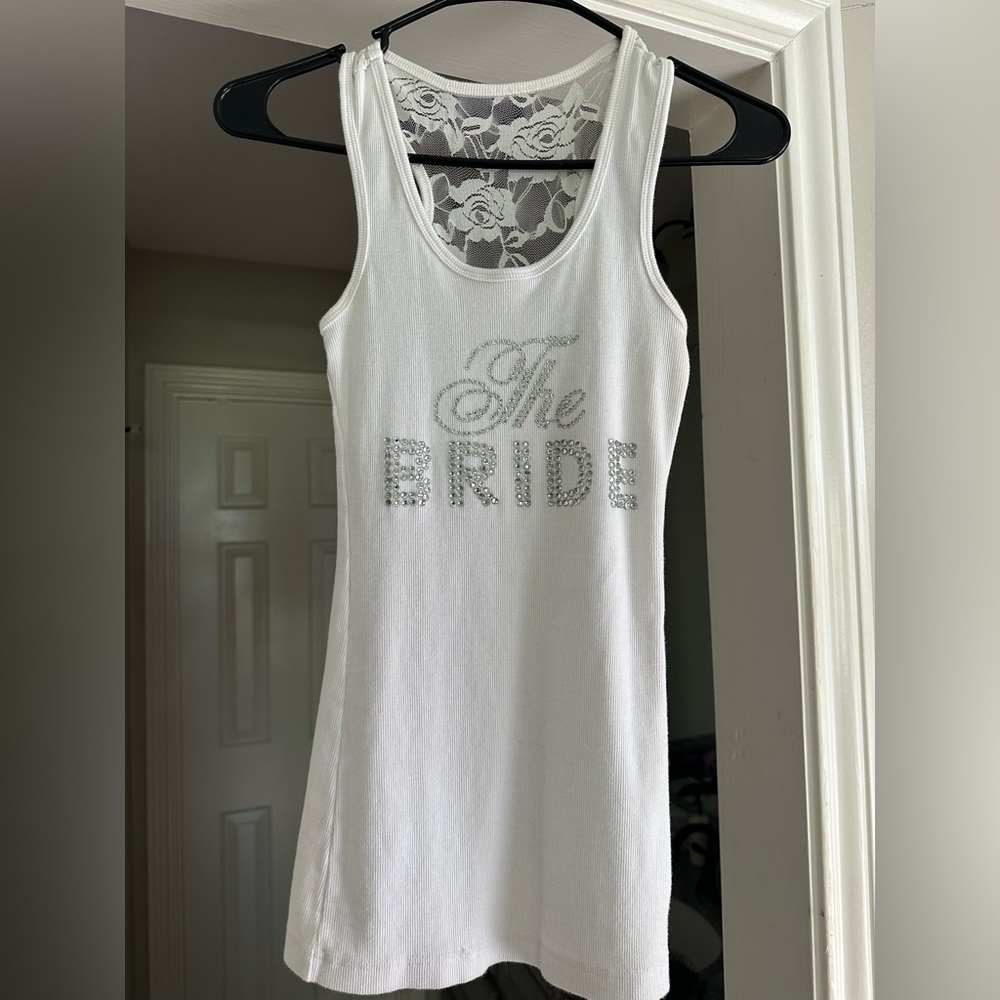 “The Bride” bachelorette party tank top